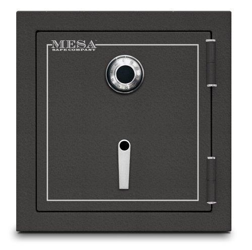 Mesa Safe MBF2020C All Steel Burglary and Fire Safe with Combination Lock, 3.3-Cubic Feet, Hammered Grey