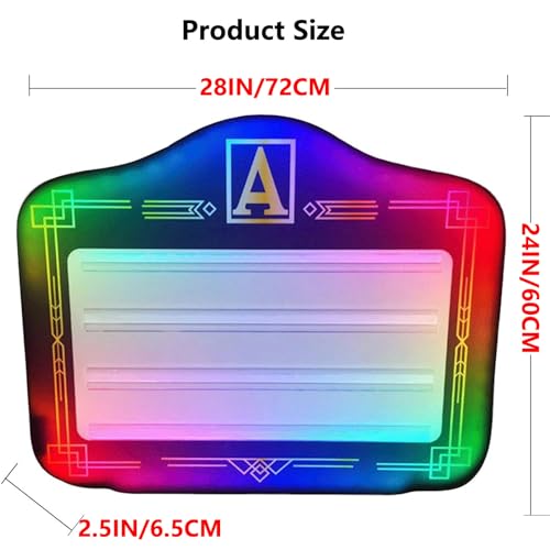 JOSKAA Handheld LED Club Bottle Presenter with Custom Message and Logo Board