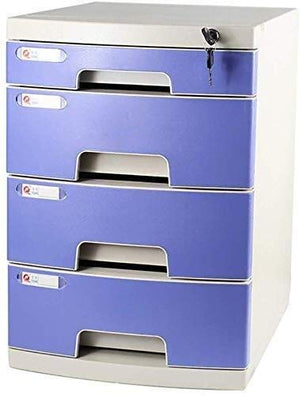 UGani File Cabinet Desktop Storage Box Furniture 6-Layer Archive Cabinet with Lock