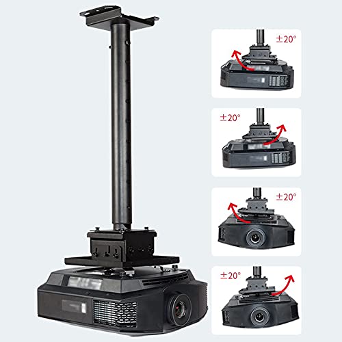 Projector Stand Projector Mount Shelf Extendable Projector Mount Ceiling Projector Mount Bracket with Adjustable Extension Pole Black Projector