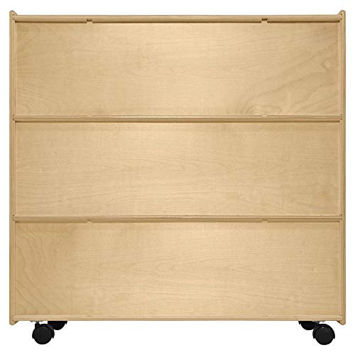 Contender - Birch 8 Cubby Storage Unit, Art&Craft organizer for kids Kindergarten, Homeschool, Daycare, Nursery, Preschool, Safe And Certified , In Natural