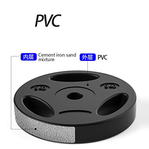 Barbell Plates 66 lbs Barbell Weight Set Barbell Plates - Adjustable Barbells Set with 1.8 Meters Connector Home Gym Fitness Lifting Exercise Workout Strength Training Equipment