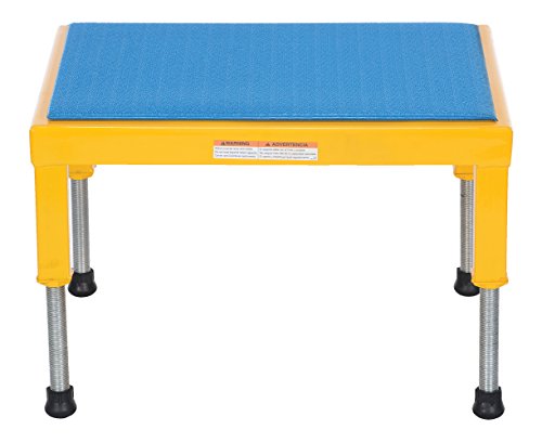 Vestil Adjustable Work-Mate Stand with Ergo-Matting Deck, Steel, 24" x 19" Deck, 500-lb. Capacity
