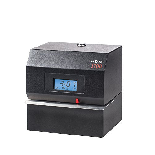 Pyramid 3700 Heavy Duty Steel Time Clock and Document Stamp - Made in the USA