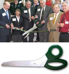 Grand Opening 3 Foot Ceremonial Giant Scissors for Ribbon Cuttings-Traditional Ceremonial Scissors (Green)