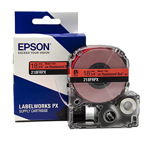 Epson LABELWORKS Safety Manager Bundle - LW-PX800 Industrial Wireless Label Maker, 236VTBYPX Tape Cartridge, 236BOPX PET (Polyester) Tape Cartridge, and 218FRPX PET (Polyester) Tape Cartridge
