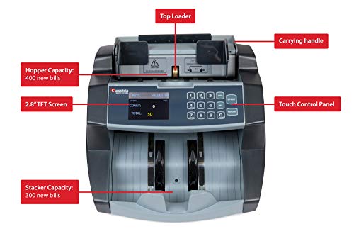 Cassida 6600 UV/MG Counterfeit Detection Business Grade Currency Counter