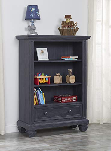 Oxford Baby Richmond Bookcase, Brushed Steel
