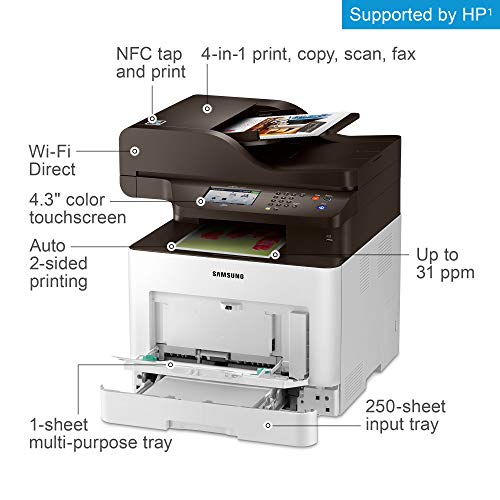 Samsung ProXpress C3060FW All in One Color Laser Printer with Wireless & Mobile Connectivity, Duplex Printing, Print Security & Management Tools, Amazon Dash Replenishment Enabled (SS212A)