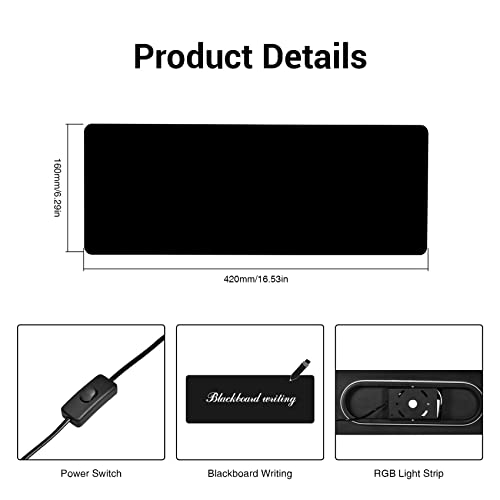 MEWG Black RGB Smart Wall Light Fixture 9W - 4 Pack