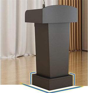 SMuCkS Wood Lectern Podium - Conference Room Speaking Platform