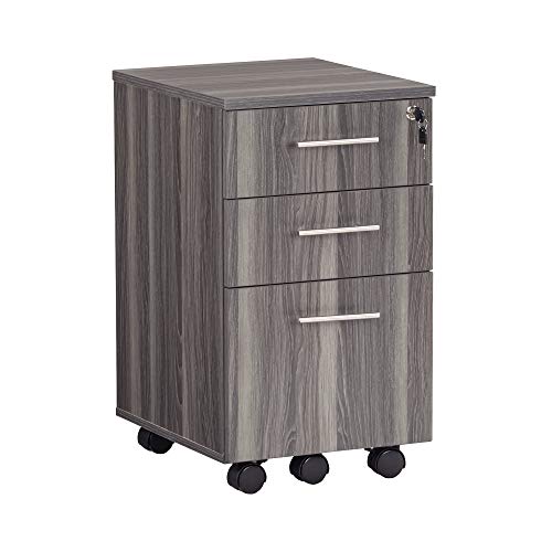 Safco Products MNBBFLGS Medina File Pedestal, Gray Steel, Gray Steel