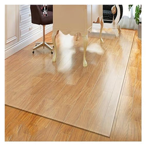BYZOMU Clear Vinyl Carpet Protector Mat for Office Chair - Skid-Resistant Floor Runner Rug - Various Length Options