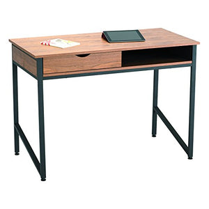 Safco Products 1950BL Studio Single Drawer Desk, Black