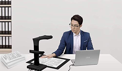 CZUR Book & Document Scanner with Smart OCR for Mac and Windows (ET16PG)