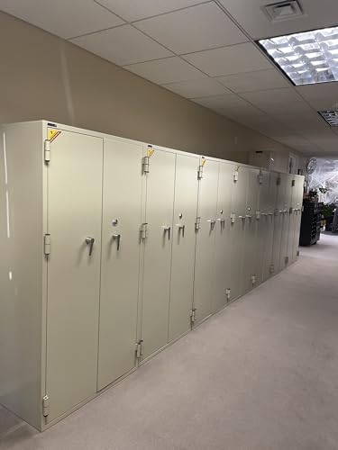 PHOENIX SAFE INTERNATIONAL LLC Fireproof Storage Cabinet 72" Water Seal Key Lock 17.23 cu ft, FRSC72