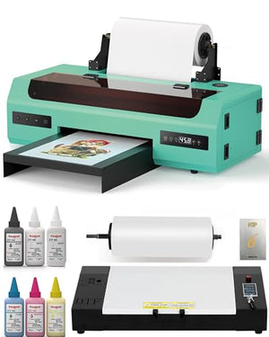 PUNEHOD A3+ DTF Printer L1800 for Fabrics, Leather, Toys, Swimwear, T Shirt