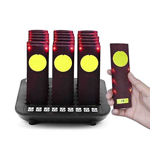 ROLTIN Restaurant Pager - 168 Hours Standby, 6000 Sq. Meters Coverage
