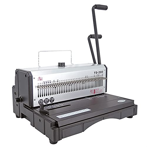 Heavy Duty Bookbinding Machine 40 Hole Iron Ring Manual Punching Machine 33cm - Round and Square Hole