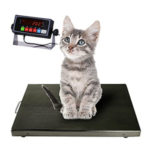 PEC Vet Animal Scale/ Small Livestock Scale/ Digital Weighing Platform for Dogs, Cats or Pets 18" x 18”