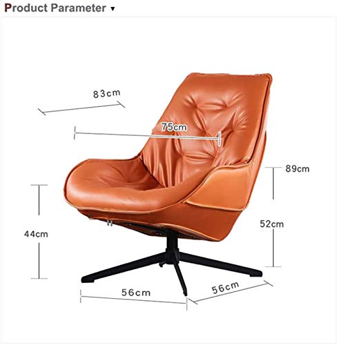 Video Game Chairs Home Office Desk Chairs Office Chairs with Lumbar Support Office Chairs & Sofas Simple Swivel Office Chair, Business Boss Chair Heavy Duty Base for Women Men Adults, Orange