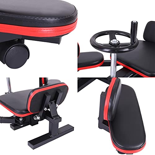 UNIGLE Leg Stretcher 330LBS Heavy Duty Leg Stretching Training Machine for Home Gym Foldable Leg Stretcher Strength Training Equipment Improve Flexibility Perfect for Dancer Men/Women
