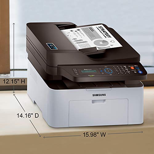 Samsung Xpress M2070FW Wireless Monochrome Laser Printer with Scan/Copy/Fax, Simple NFC + WiFi Connectivity (SS296H)