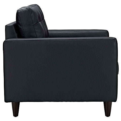 Armchair Leather Set of 2 Dimensions: 35.5"W x 35.5"D x 34.5"H Weight: 132 lbs Black