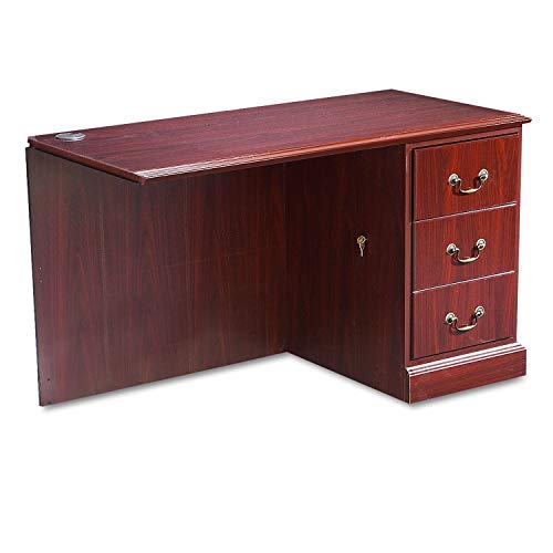 HON 94000 Series L Workstation Right Return, Mahogany
