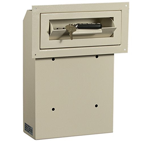 Protex WSS-159E II Through The Door Drop Box with Electronic Lock, Beige