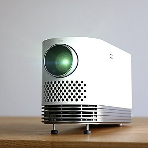 LG Laser Smart Home Theater Projector White (HF80JA) w/Bundle Includes, Projector Mount + 2x 6ft High Speed HDMI Cable + Transformer Tap USB w/ 6-Outlet Wall Adapter, 2 Ports + LCD/Lens Cleaning Pen