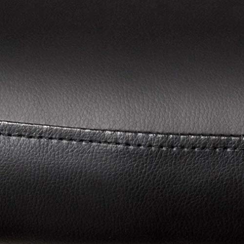Boss Office Products Leather Sled Base Side Chair in Black, Set of 4