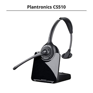 Plantronics CS510 - Over-The-Head monaural Wireless Headset System with EHS Cable APC-43, Bundle for Cisco Phone Systems