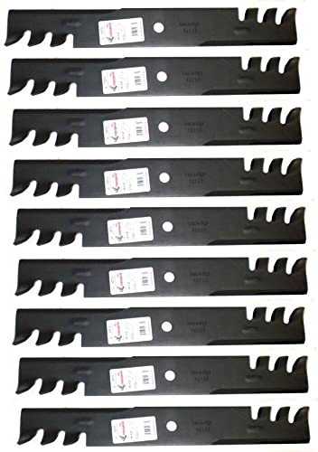 Koline 12733 Rotary Blades Compatible Replacement for Hustler 797704, 797712 9 Pack