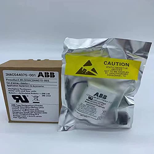XIAOXX (20-Pack) 3600mAh 3HAC044075-001/01 7.2V SMB Battery for ABB Robot CPU ABBTA521 ABB3HAC16831-1