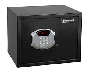 Honeywell Safes & Door Locks 5103 Medium Steel Security Safe with Hotel-Style Digital Lock HONEYWELL-5103 Medium, 0.83-Cubic Feet, Black, Medium