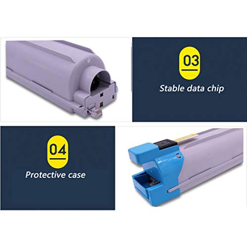 MALPYQA Compatible with Samsung CLT-C606S Toner Cartridge for Samsung CLX-9352ND CLX-9252NA Printer Toner,Blue