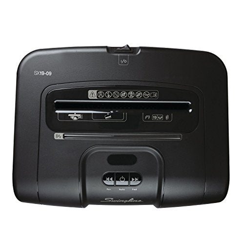 Swingline Paper Shredder, Jam Free, 19 Sheet Capacity, Super Cross-Cut, 1-10 Users, SX19-09 (1758493)