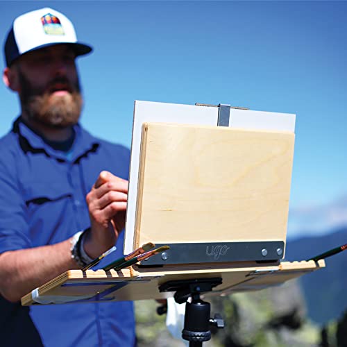 New Wave u.go Plein Air | Anywhere Pochade Box, 8.4"x11.25"x1.25" Inches, Plein Air Easel, Painting Easel, Art Easel