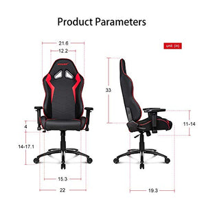 AKRacing Core Series SX Gaming Chair with High Backrest, Recliner, Swivel, Tilt, Rocker and Seat Height Adjustment Mechanisms with 5/10 Warranty - Red