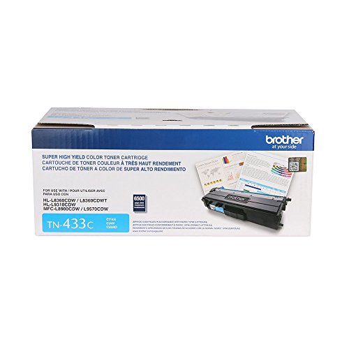 Reseller TN433BK TN433C TN433M TN433Y High Yield Color Toner Cartridge 4-Pack