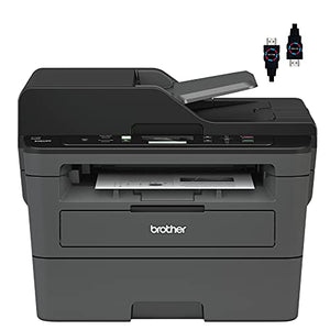 Brother Premium DCP L25 Series Monochrome Laser All-in-One Printer I Print Copy Scan I Wireless I Auto 2-Sided Printing I 36 Pages/Min I 250 Sheets/Tray I 50-Sheet ADF + Delca HDMI Cable