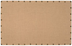 Linon Burlap Nailhead, Large Corkboard