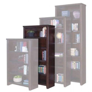 Martin Furniture Tribeca Loft Cherry 60" Bookcase - Fully Assembled