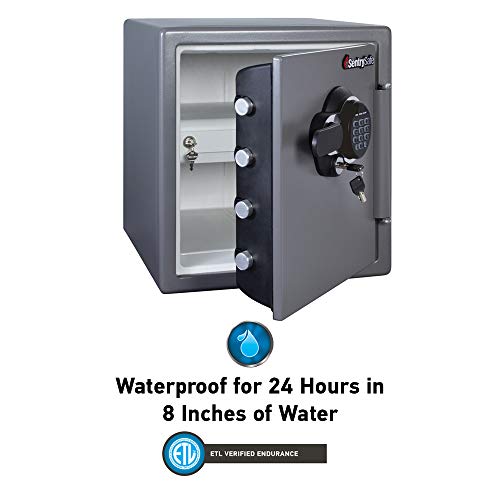 SentrySafe SFW123GDC Fireproof Safe and Waterproof Safe with Digital Keypad 1.23 Cubic Feet