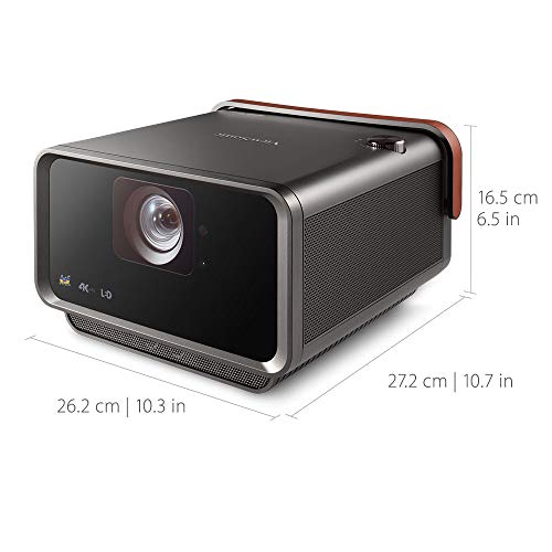 ViewSonic X10-4K True 4K UHD Short Throw LED Portable Smart Home Theater Projector Compatible with Amazon Alexa and Google Assistant (2019 Model)