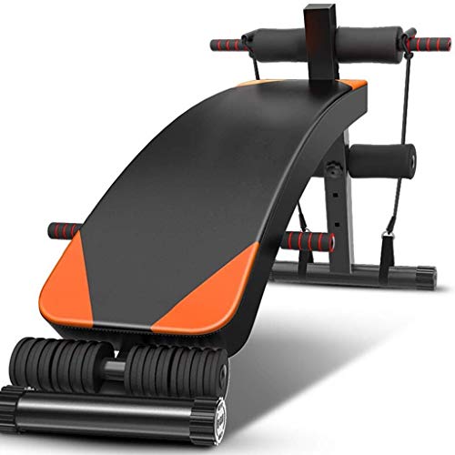 WJFXJQ Sit Up Bench Ab Bench Crunch Board Slant Board Adjustable Workout Fitness Equipment for Toning and Strength Training