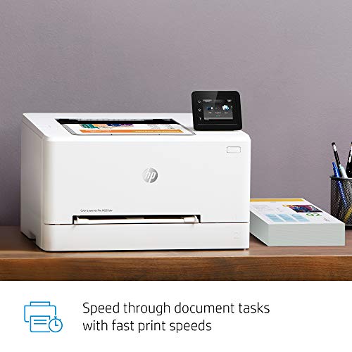HP Color Laserjet Pro M255dw Wireless Laser Printer, Remote Mobile Print, Duplex Printing (7KW64A)