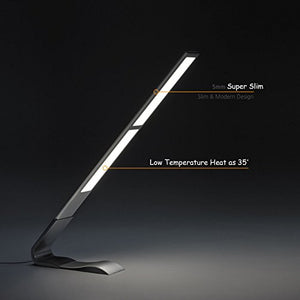 OCLESS ST-L OLED Table Stand Desk Lamp 2 Levels of Brightness Touch Sensor (Titanium)