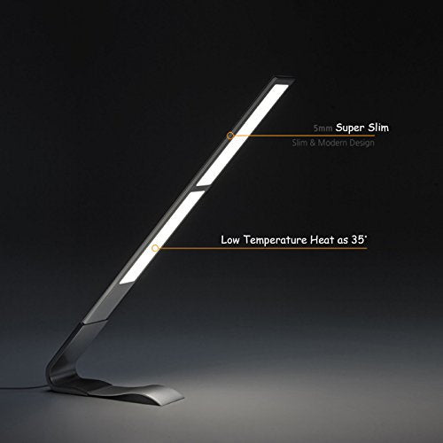 OCLESS ST-L OLED Table Stand Desk Lamp 2 Levels of Brightness Touch Sensor (Titanium)